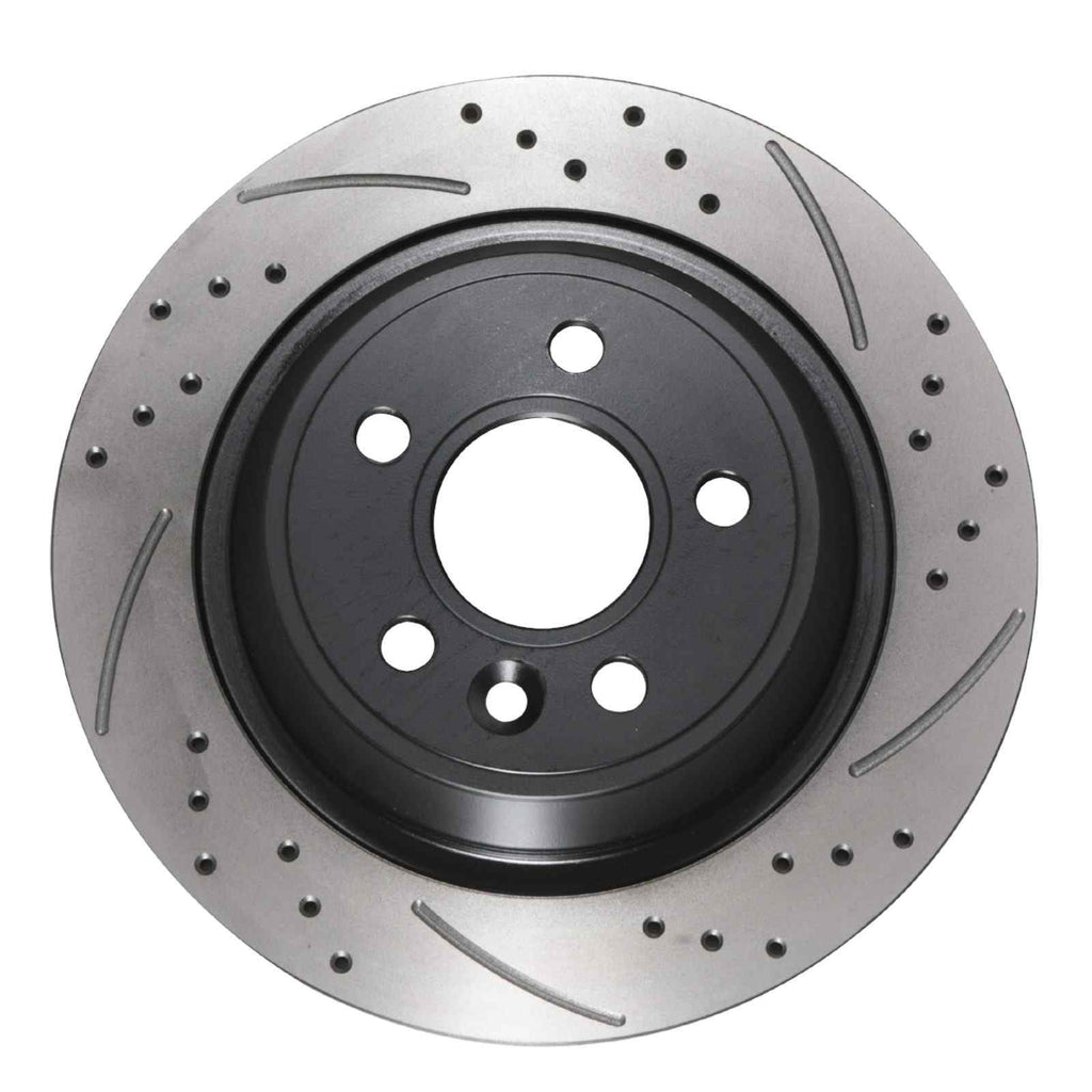 Dischi Freno Posteriori Forati e Baffati 302mm Ford Focus MK2 ST RS 05-12 - foto 4