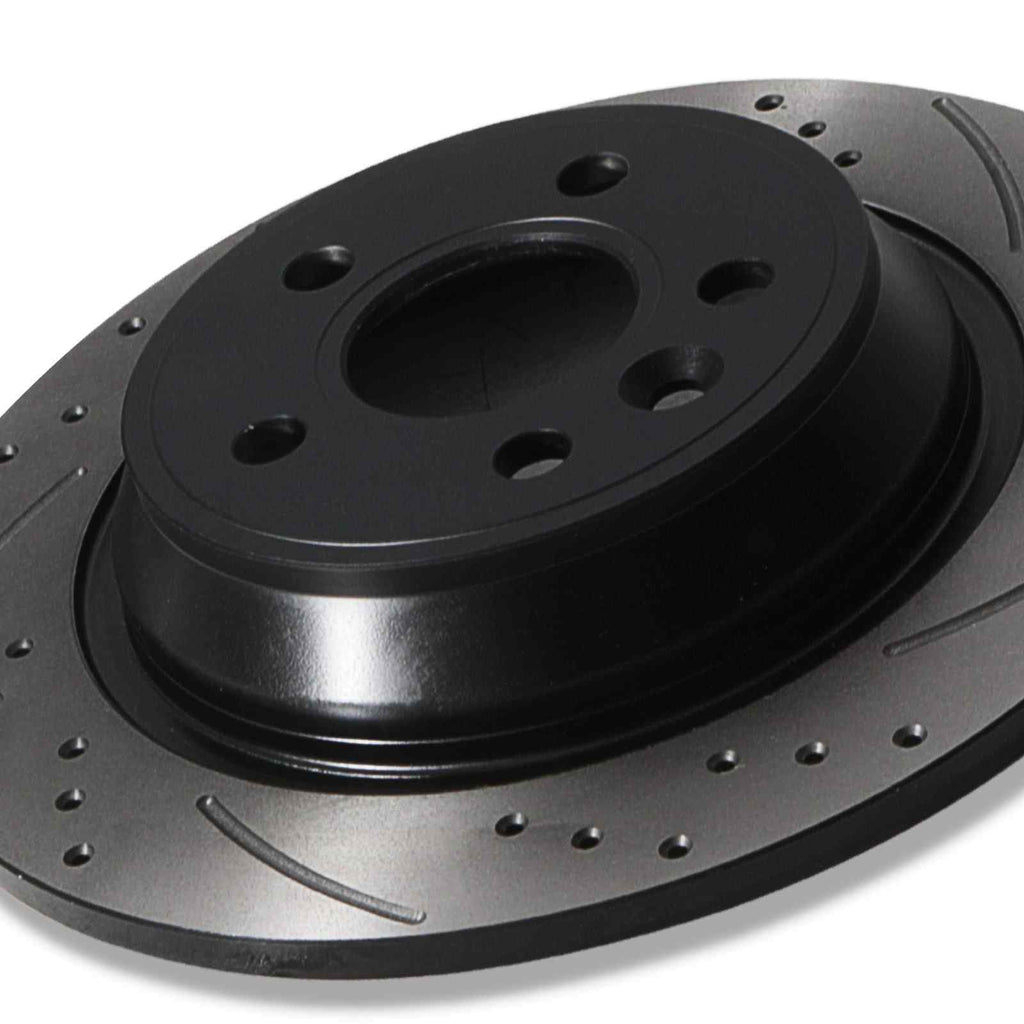Dischi Freno Posteriori Forati e Baffati 302mm Ford Mondeo MK4 07-15 - foto 5