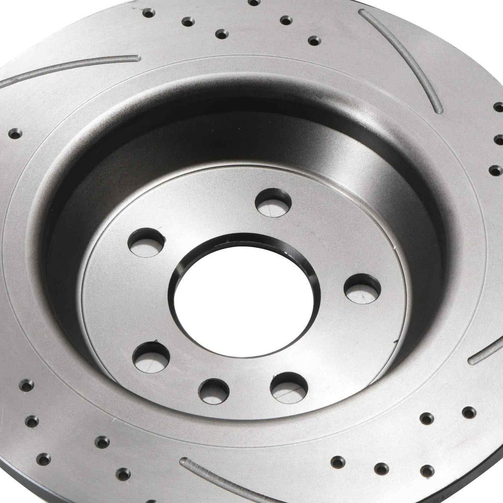 Dischi Freno Posteriori Forati e Baffati 302mm Range Rover Evoque L538 11-19 - foto 9
