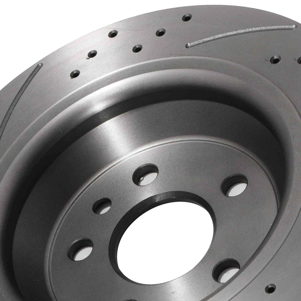 Dischi Freno Posteriori Forati e Baffati 302mm Range Rover Evoque L538 11-19 - foto 8