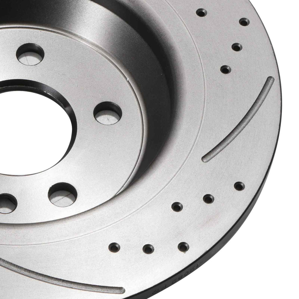Dischi Freno Posteriori Forati e Baffati 302mm Range Rover Evoque L538 11-19 - foto 6