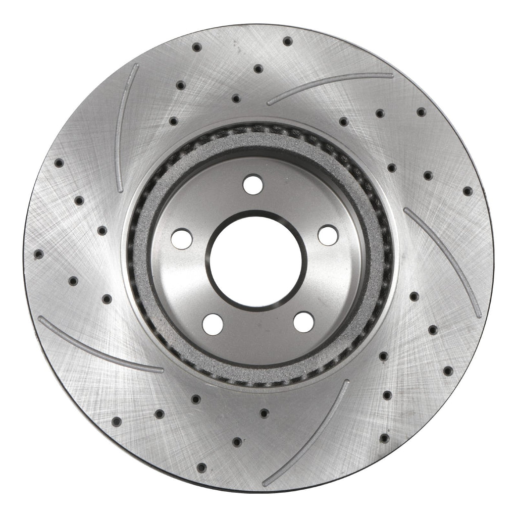 Dischi Freno Anteriori Forati e Scanalati 320mm Ford Mondeo Transit Ecoboost TDCI - foto 9