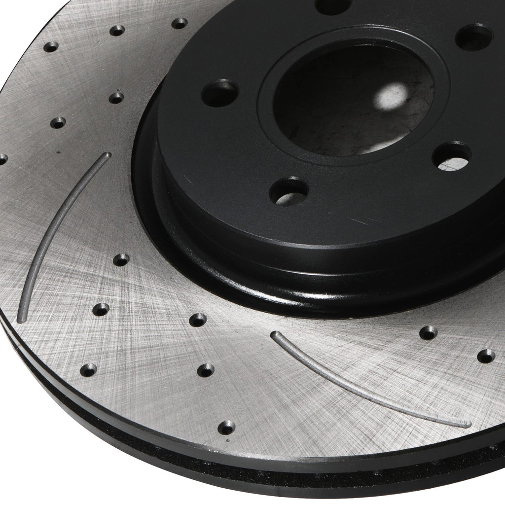 Dischi Freno Anteriori Forati e Scanalati 320mm Ford Transit Connect 1.5 1.6 2013+ - foto 8