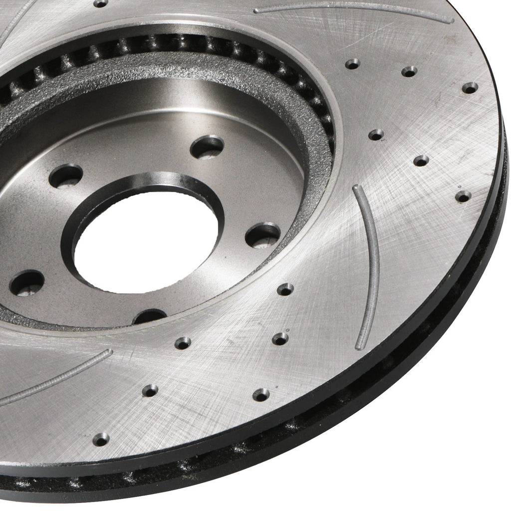 Dischi Freno Anteriori Forati e Scanalati 320mm Ford Kuga 2 1.5 1.6 2.0 Ecoboost 13+ - foto 6