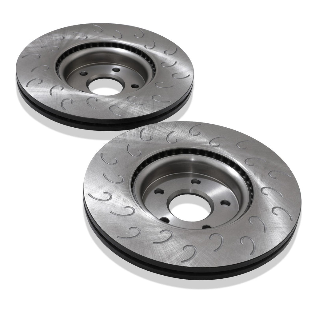 Dischi Freno Anteriori Ventilati (bordo Hooked) 320mm Ford Focus MK2 ST225 2.5T 05-11 - foto 7