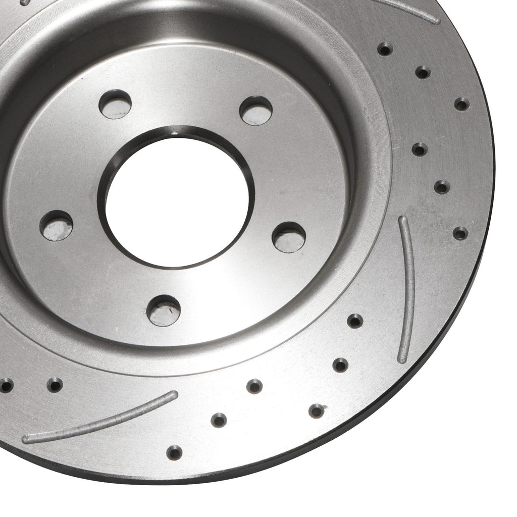 Dischi Freno Forati e Scanalati Posteriori 280mm Volvo C70 S40 V50 C30 - foto 6