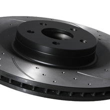 Dischi Freno Anteriori Forati e Scanalati Maggiorati 350mm Ford Focus MK3 RS 2.3 2015+ - foto 10