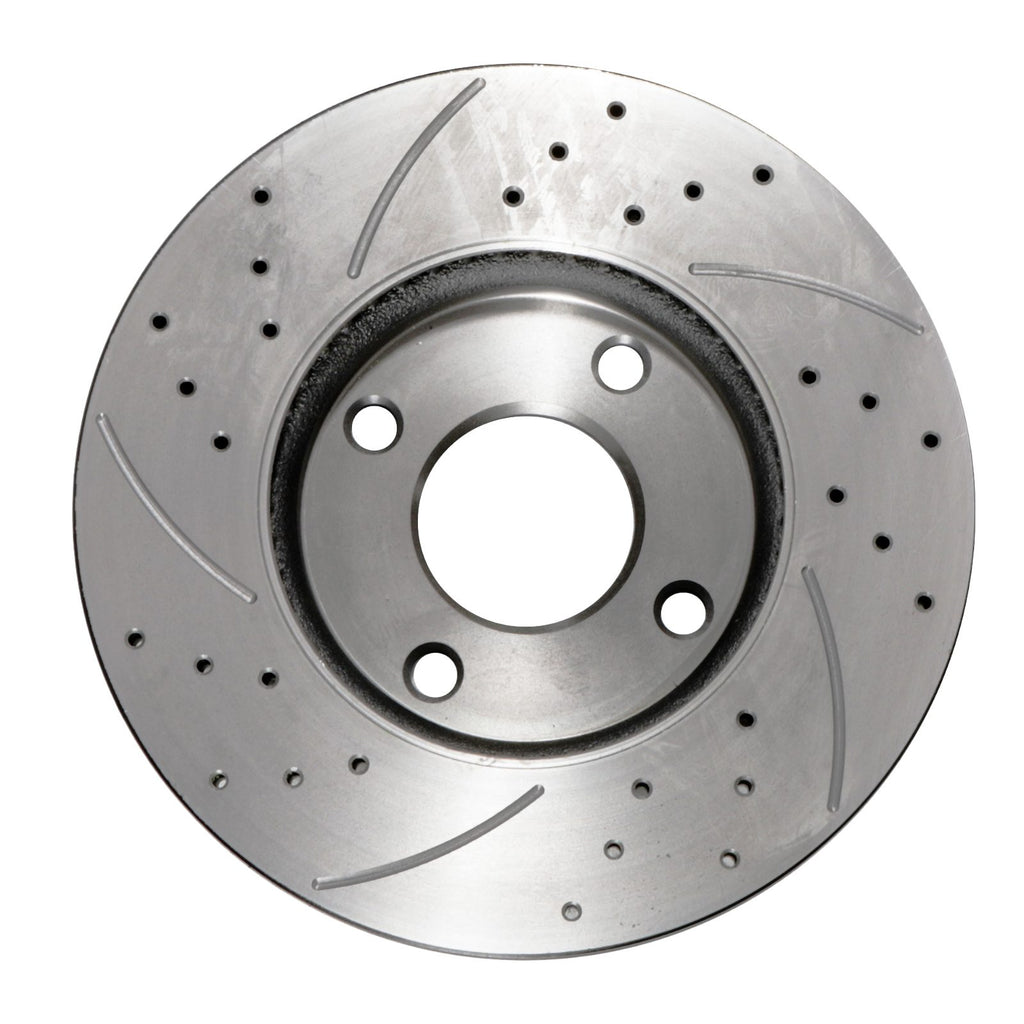 Dischi Freno Anteriori Forati e Scanalati 262mm Ford Fiesta Mk8 1.0 1.1 1.5 17+ - foto 5