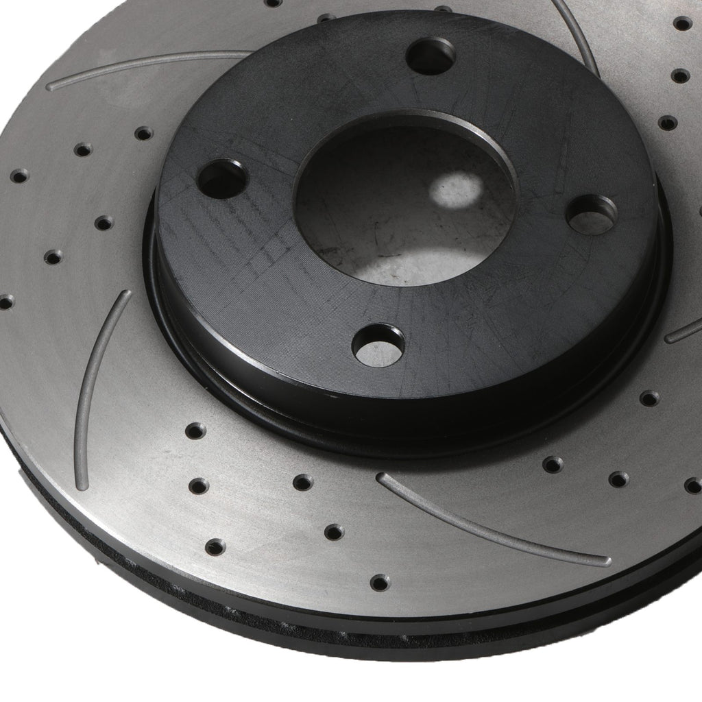 Dischi Freno Anteriori Forati e Scanalati 262mm Ford Fiesta Mk8 EcoBoost TDCi 17+ - foto 10