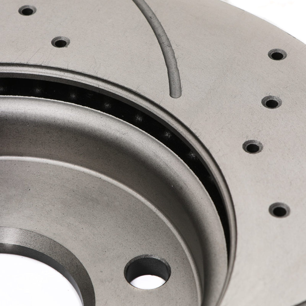 Dischi Freno Ventilati Forati e Scanalati 370mm Audi RS3 8P Sportback - foto 6