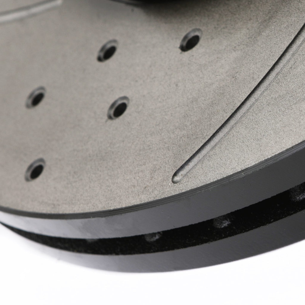 Dischi Freno Ventilati Forati e Scanalati 370mm Audi RS3 8P Sportback - foto 8