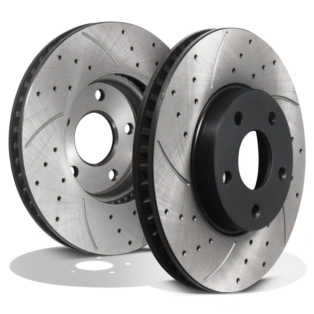 Dischi Freno Anteriori Forati Baffati 282mm Ford Focus MK4 1.0 1.5 EcoBoost 2018-2025