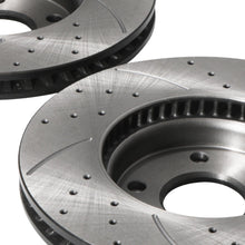 Dischi Freno Anteriori Forati Baffati 282mm Ford Focus MK4 1.0 1.5 2.0 2018-2025 - foto 6