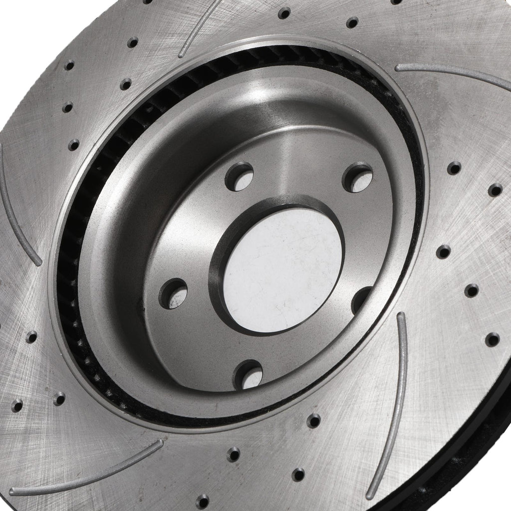 Dischi Freno Anteriori Forati e Scanalati 308mm Ford Puma MK2 St 1.5 Ecoboost 18+ - foto 6