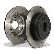 Dischi Freno Posteriori Forati e Scanalati 282mm Honda Accord Tourer 2.2D I-CDTI 02-08