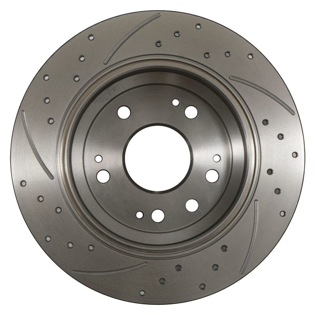 Dischi Freno Posteriori Forati e Scanalati 282mm Honda Accord Tourer 7ª Generazione 03-08 - foto 7