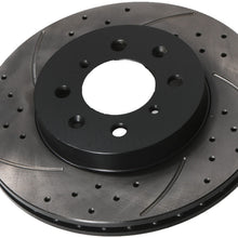 Dischi Freno Anteriori Forati e Scanalati 262mm Honda CRX Del Sol 1.5 1.6 VTEC 88-98 - foto 5
