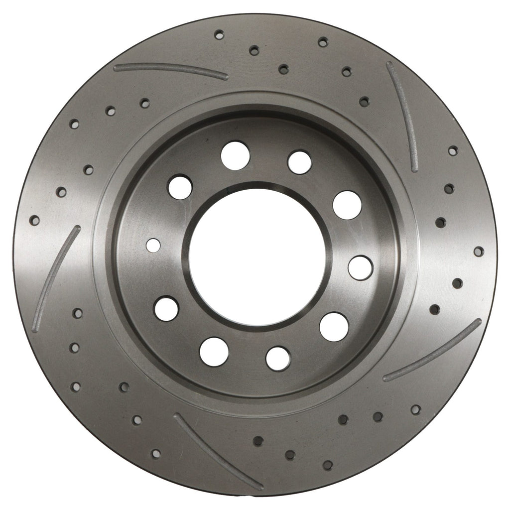 Dischi Freno Posteriori Forati e Scanalati 258mm Hyundai Coupe MK2 GK 01-09 - foto 7