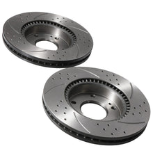 Dischi Freno Anteriori Forati e Scanalati 280mm Hyundai Coupe Tiburon GK 1.6 2.0 2.7 V6 - foto 7