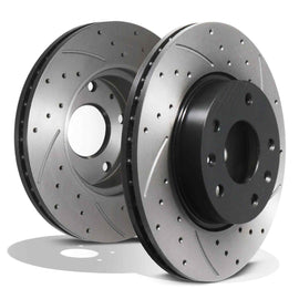 Dischi Freno Anteriori Forati e Scanalati 277mm Land Rover Freelander 1 L314 98-06