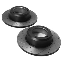 Dischi Freno Anteriori Forati e Scanalati 298mm Land Rover Discovery 1 2.5TDI 4.0 V8 89-98 - foto 4