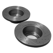 Dischi Freno Anteriori Forati e Scanalati 298mm Land Rover L316 90 / 110 83-90 - foto 5
