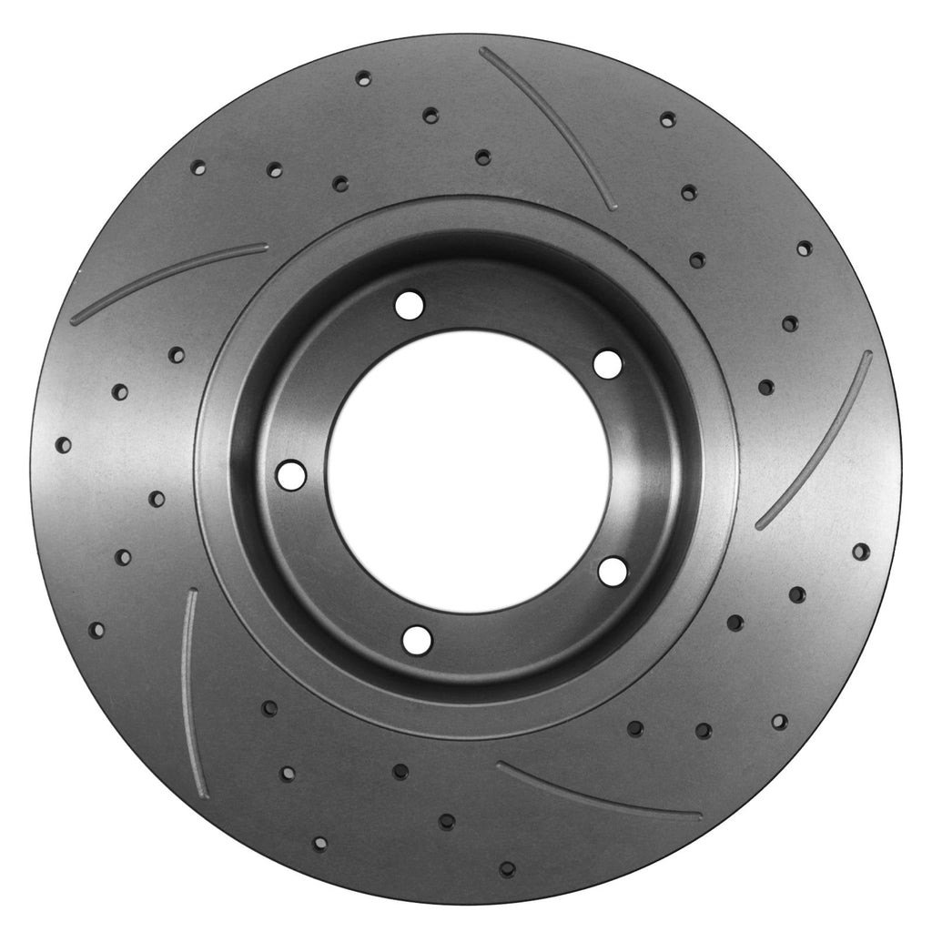 Dischi Freno Anteriori Forati e Scanalati 298mm Land Rover Discovery 1 2.5TDI 4.0 V8 89-98 - foto 6