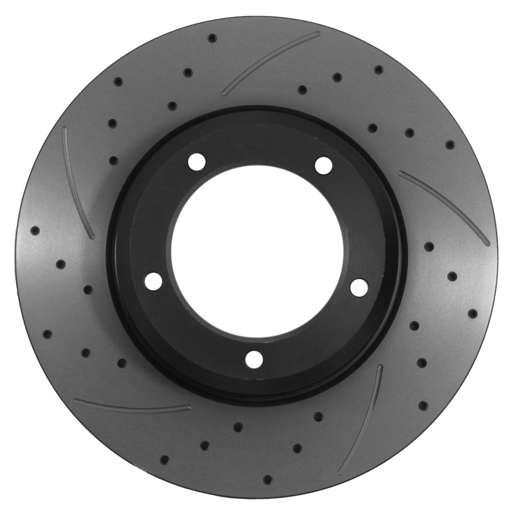 Dischi Freno Anteriori Forati e Scanalati 298mm Land Rover Discovery 1 89-98 - foto 7