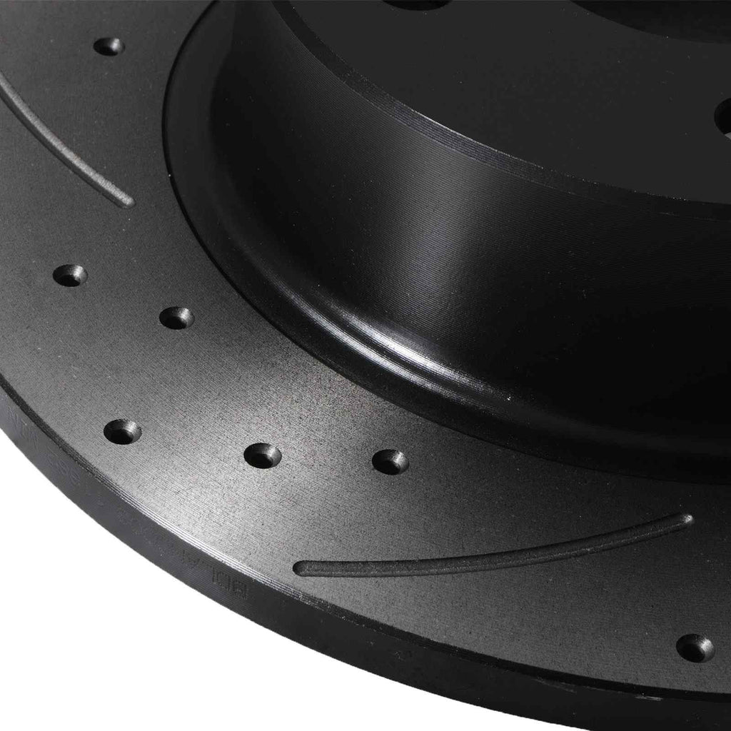 Dischi Freno Posteriori Forati e Baffati 304mm Land Rover Discovery 2 L318 98-04 - foto 7
