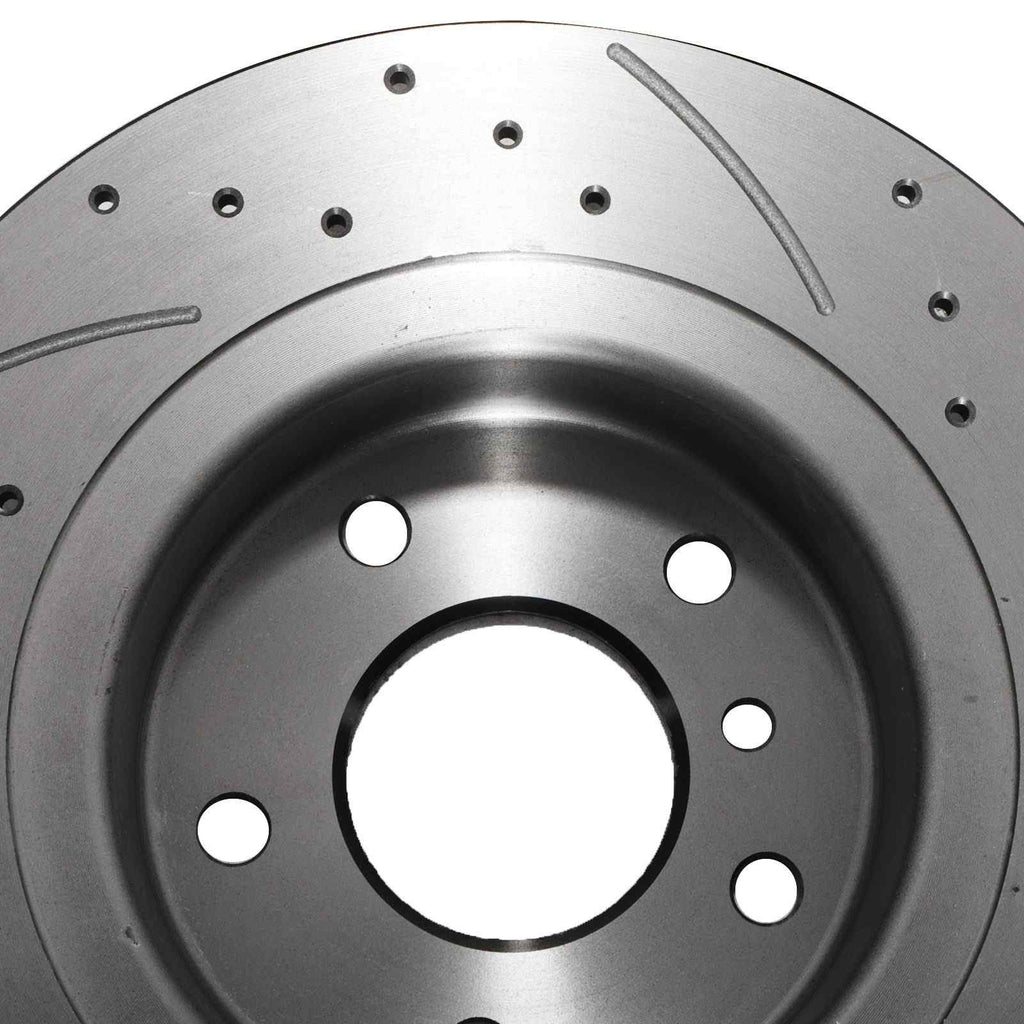 Dischi Freno Posteriori Forati e Baffati 304mm Land Rover Discovery 2 L318 98-04 - foto 10