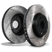 Dischi Freno Anteriori Forati e Scanalati 300mm Range Rover Evoque / Discovery Sport 11+