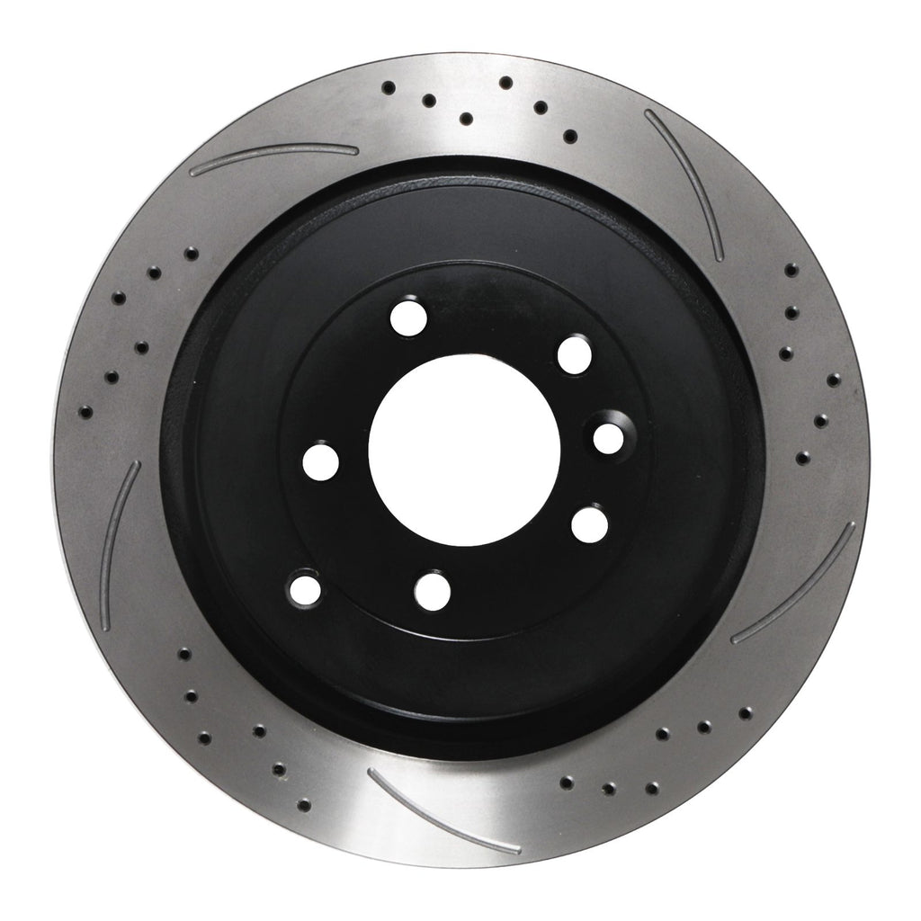 Dischi Freno Posteriori Forati e Scanalati 350mm Range Rover Sport 3.0 4.2 5.0 05-13 - foto 4