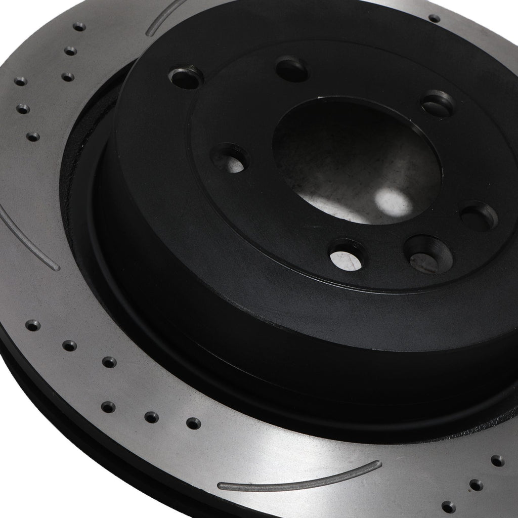 Dischi Freno Posteriori Forati e Scanalati 350mm Range Rover Sport 3.0 4.2 5.0 05-13 - foto 8