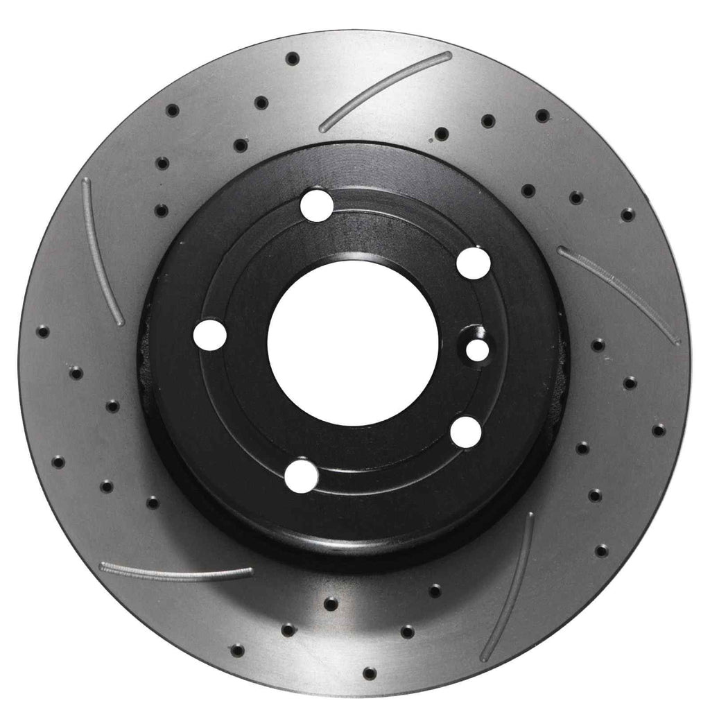 Dischi Freno Anteriori Forati Baffati 297mm Land Rover Discovery 2 (L318) 1998-2004 - foto 4