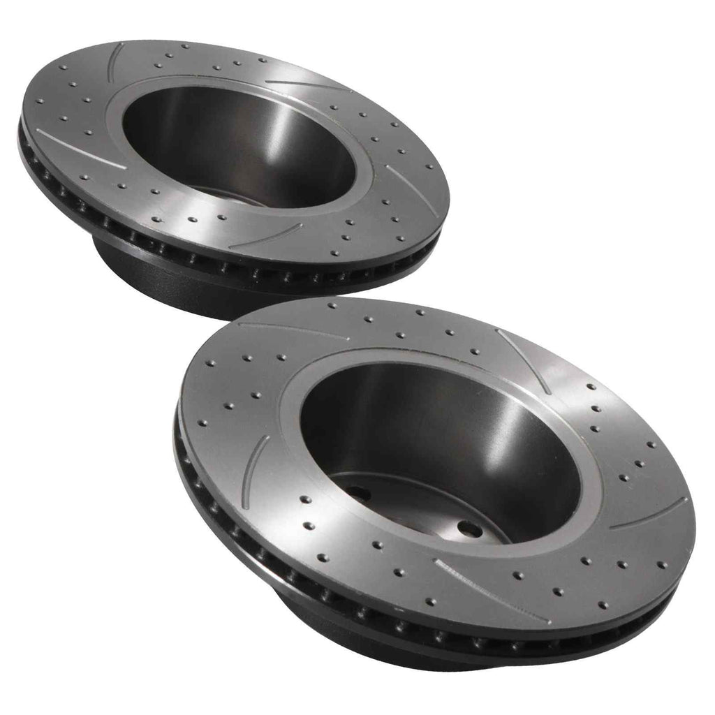 Dischi Freno Anteriori Forati Baffati 297mm Land Rover Discovery 2 (L318) 1998-2004 - foto 10