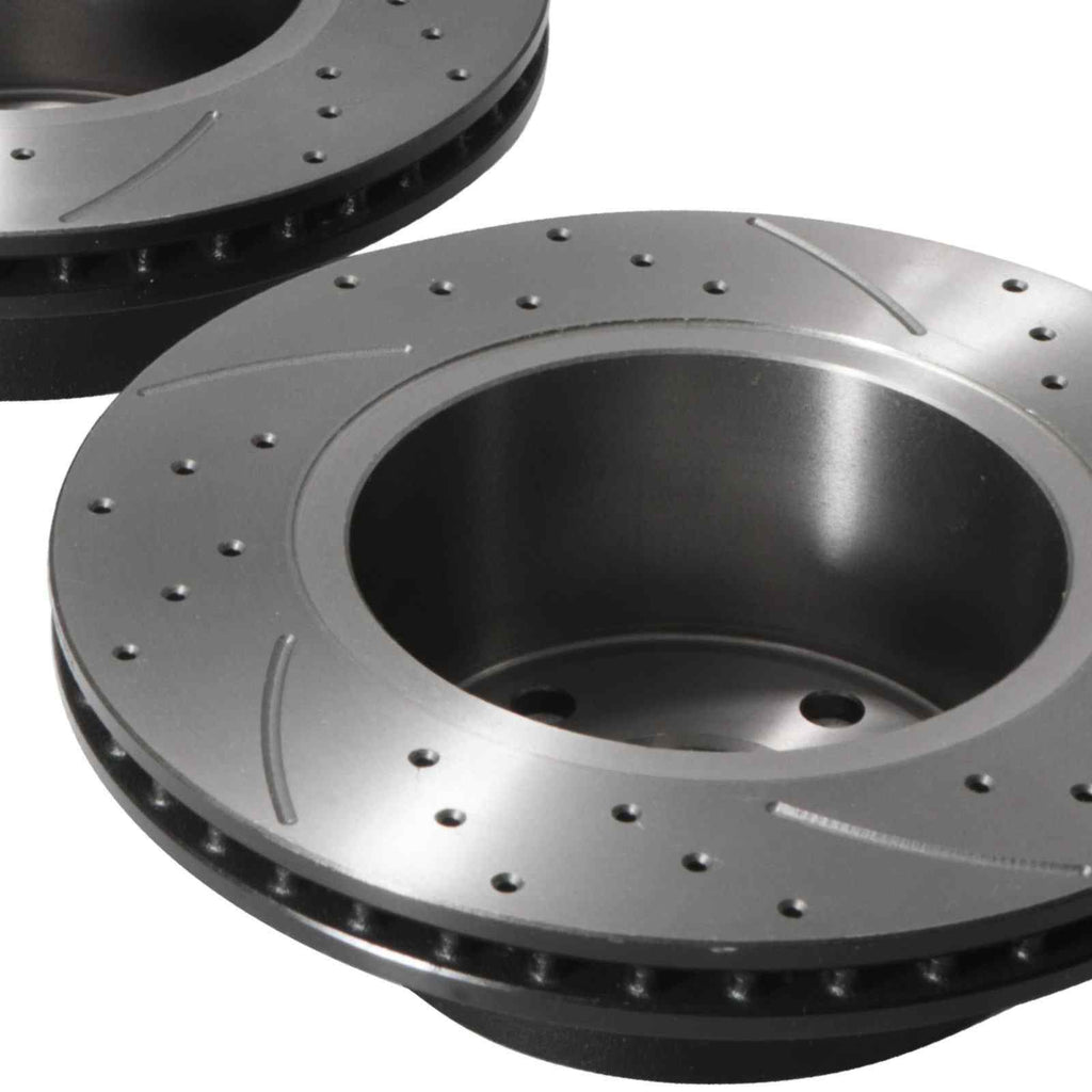 Dischi Freno Anteriori Forati Baffati 297mm Land Rover Discovery 2 (L318) 1998-2004 - foto 5