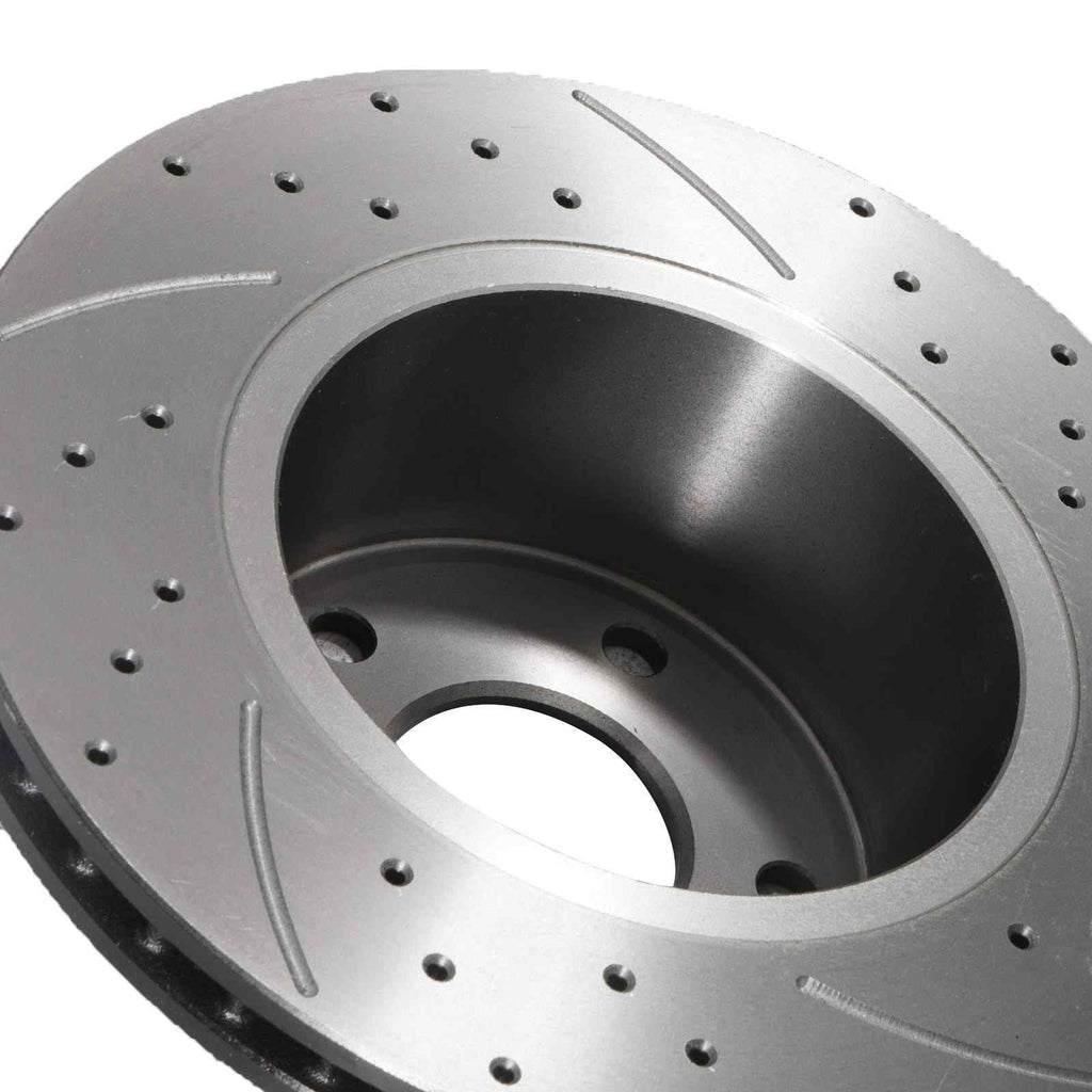 Dischi Freno Anteriori Forati Baffati 297mm Land Rover Discovery 2 (L318) 1998-2004 - foto 7