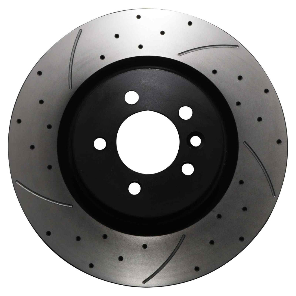 Dischi Freno Anteriori Forati e Scanalati 360mm Land Rover Discovery 4 L319 10-16 - foto 4