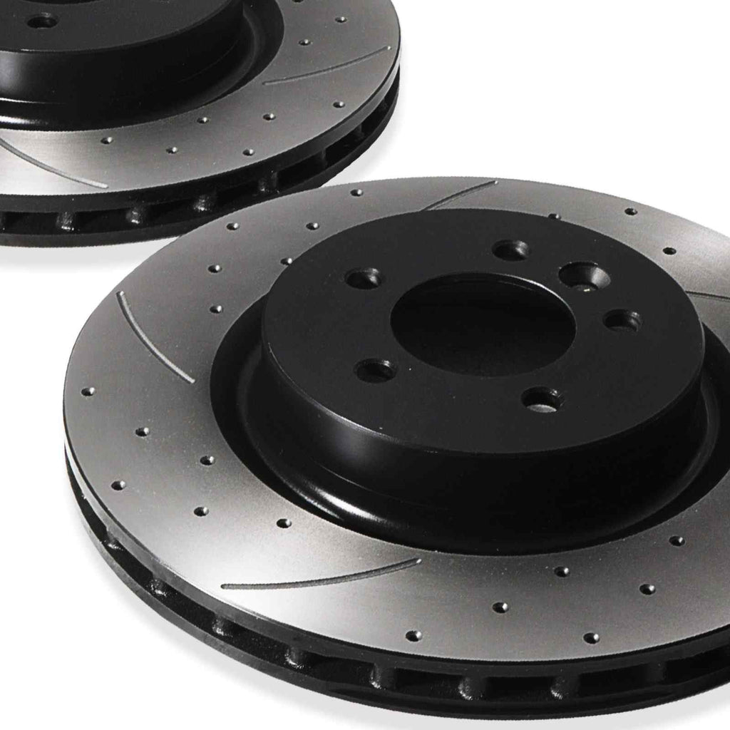 Dischi Freno Anteriori Forati e Scanalati 360mm Land Rover Discovery 4 L319 10-16 - foto 6