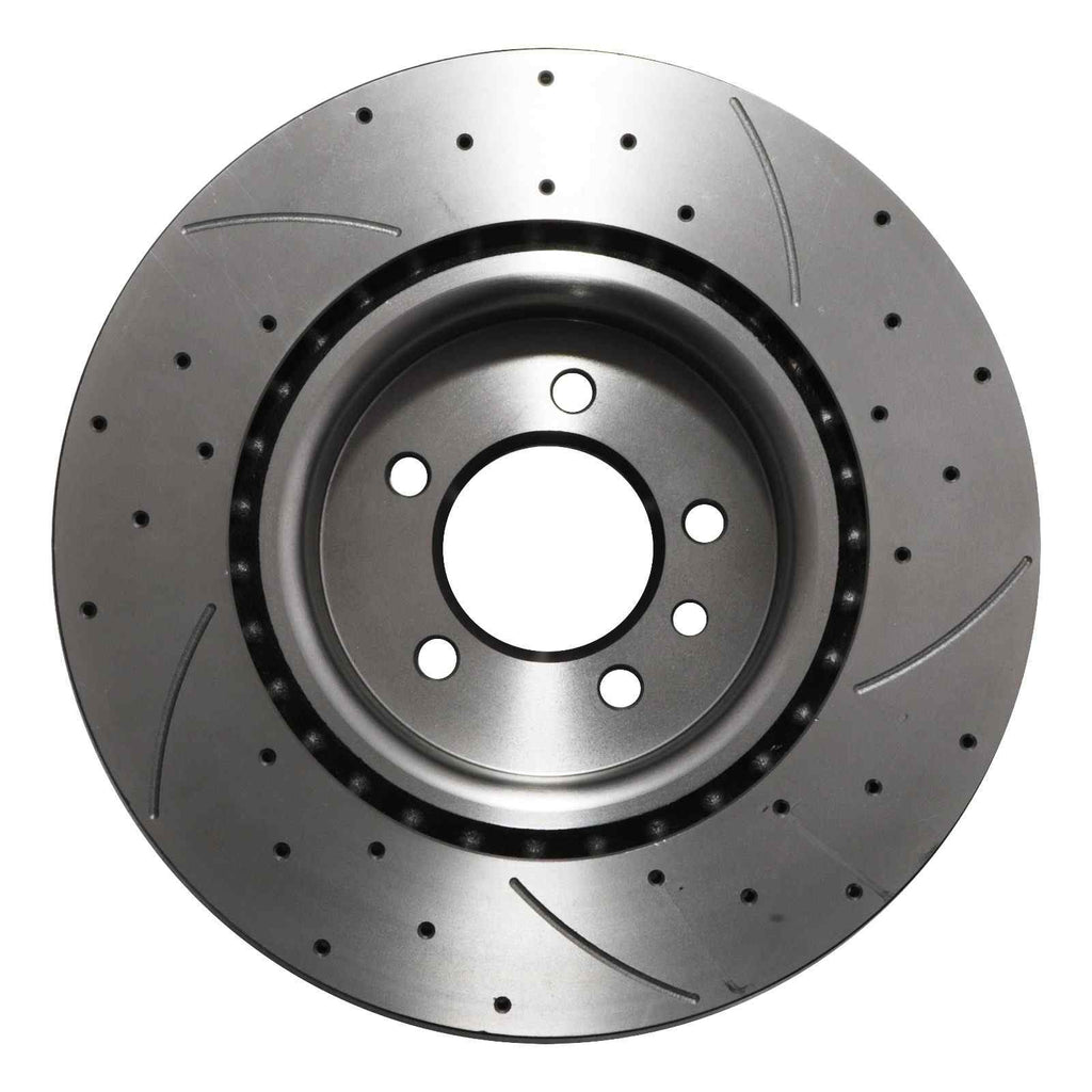 Dischi Freno Anteriori Forati e Scanalati 360mm Range Rover Sport L320 05-13 - foto 8