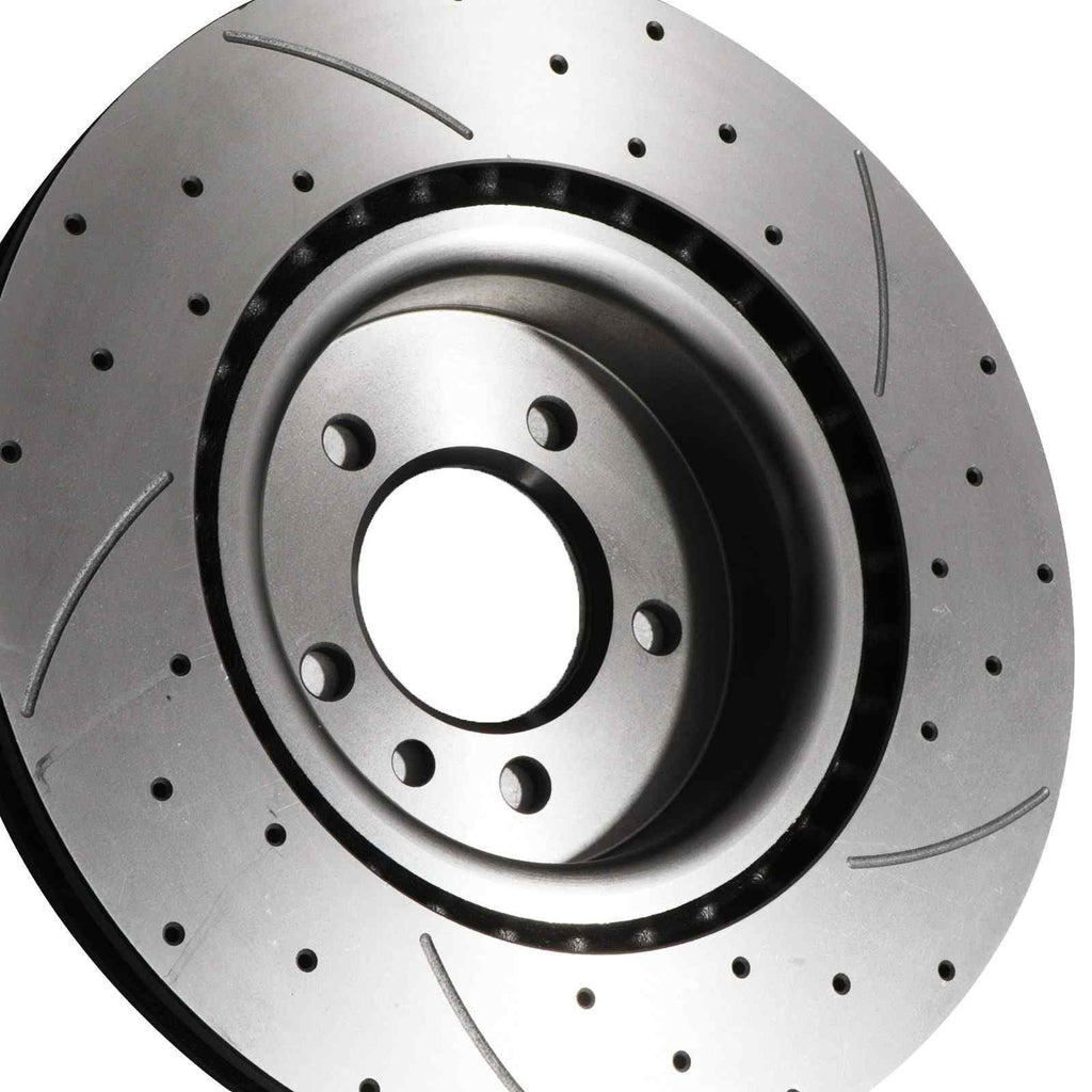 Dischi Freno Anteriori Forati e Scanalati 360mm Range Rover Sport L320 05-13 - foto 7