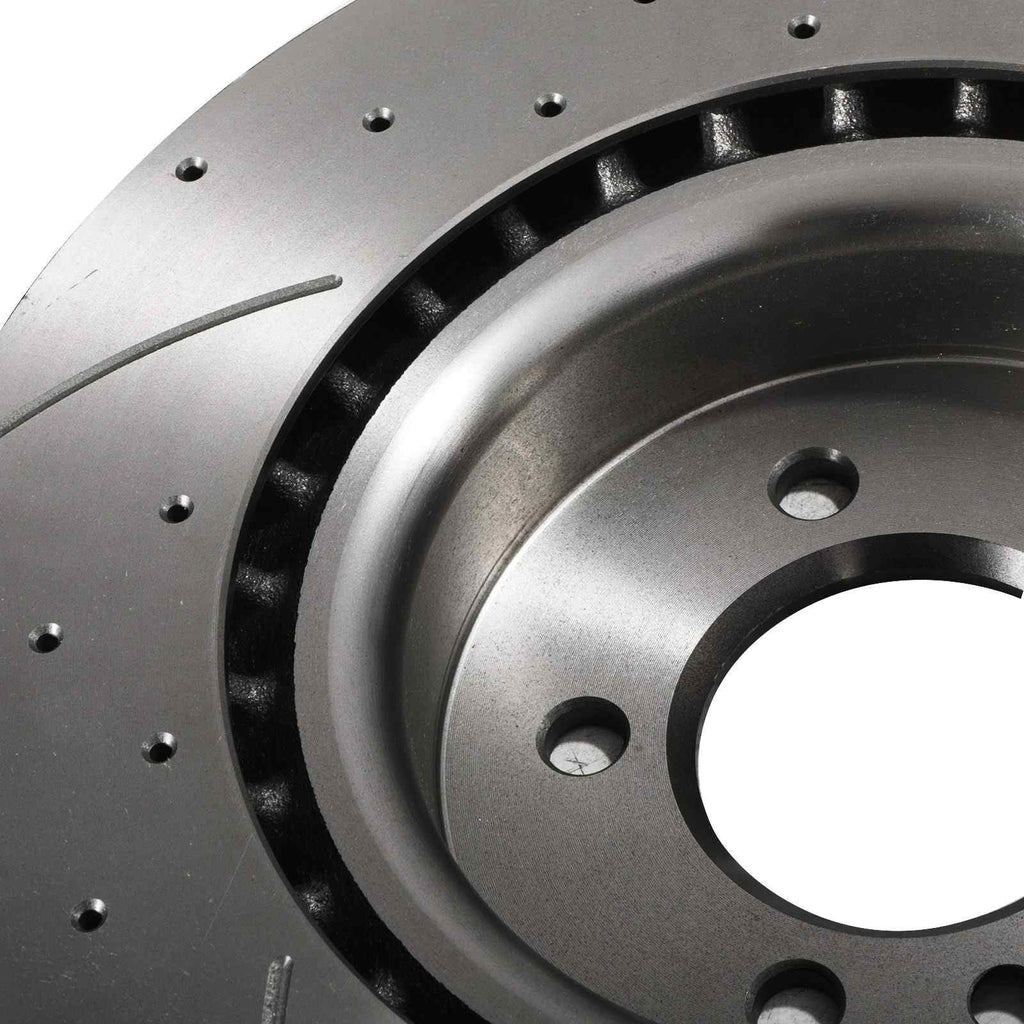 Dischi Freno Anteriori Forati e Scanalati 360mm Range Rover Sport L320 05-13 - foto 6