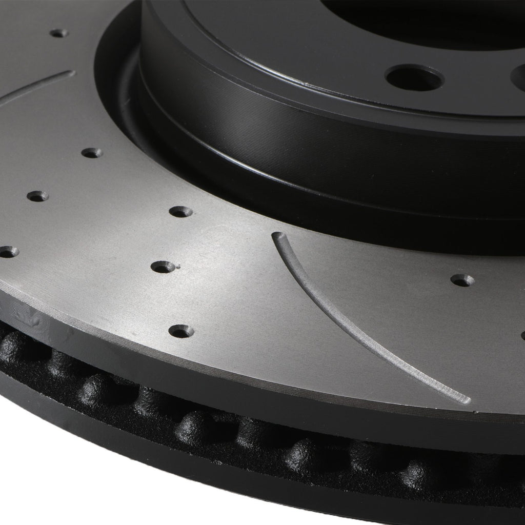 Dischi Freno Anteriori Forati e Scanalati 363mm Land Rover Discovery 5 L462 2017+ - foto 6
