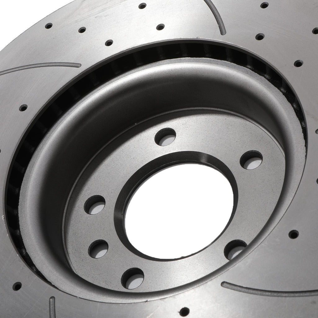 Dischi Freno Anteriori Forati e Scanalati 349mm Range Rover Vogue L405 12-22 - foto 7