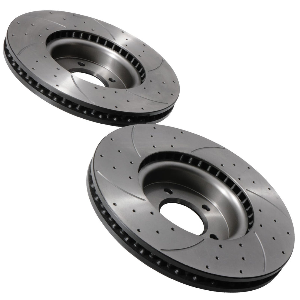 Dischi Freno Anteriori Forati e Scanalati 363mm Land Rover Discovery 5 L462 2017+ - foto 8