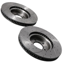 Dischi Freno Anteriori Forati e Scanalati 349mm Land Rover Discovery 5 L462 2017+ - foto 8