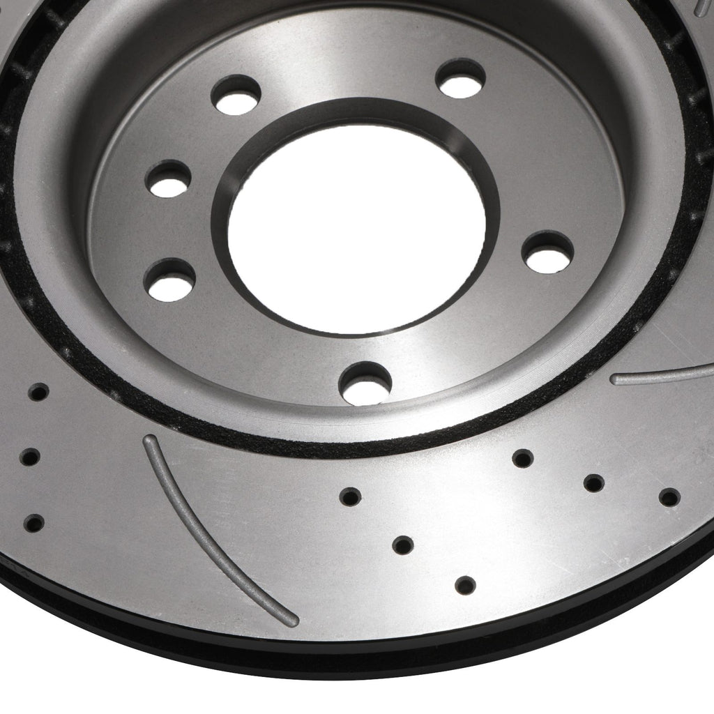 Dischi Freno Posteriori Forati e Ventilati 325mm Land Rover Discovery 5 L462 TD4 TD6 - foto 8