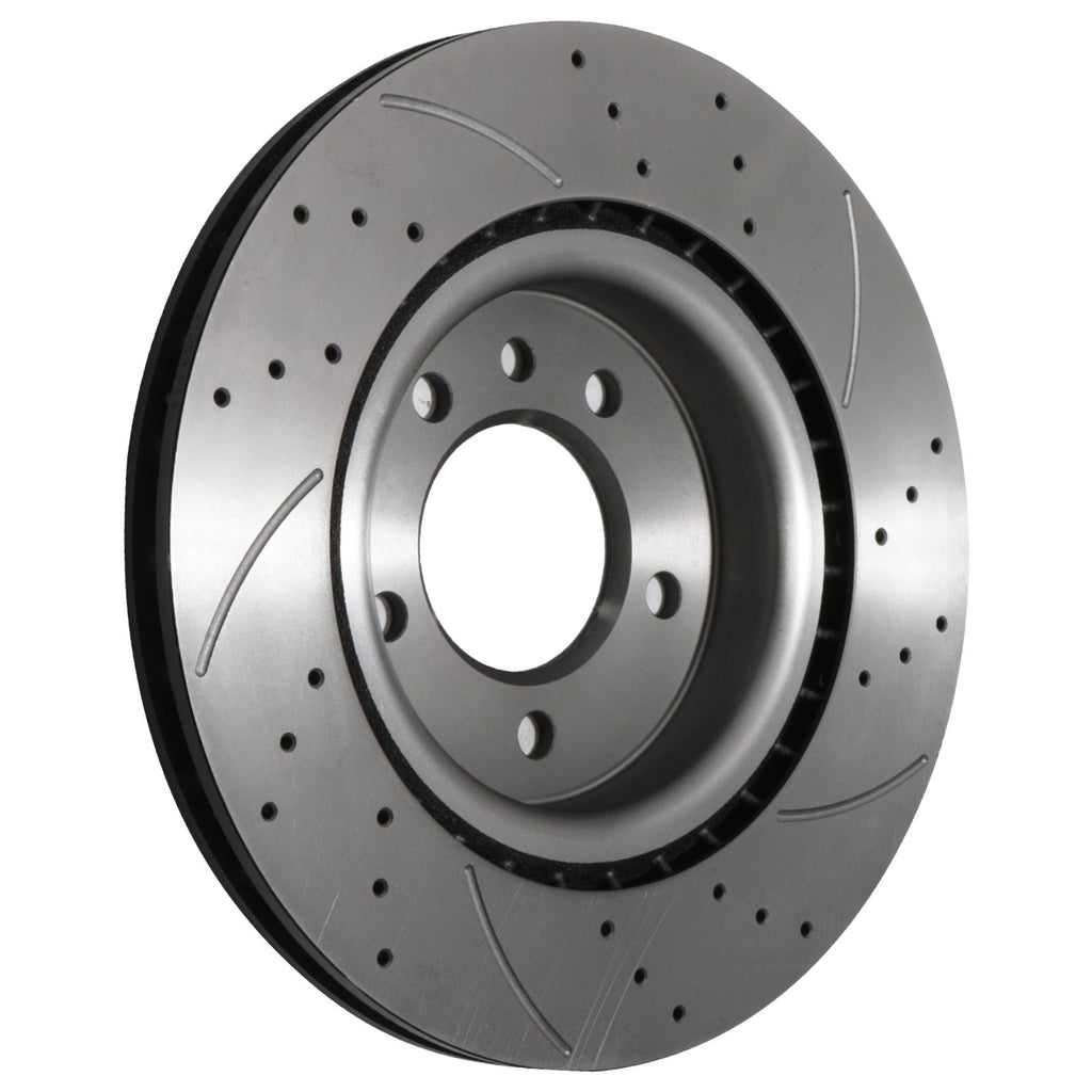 Dischi Freno Posteriori Forati e Scanalati 325mm Range Rover Sport L494 SD4 D350 2016+ - foto 5