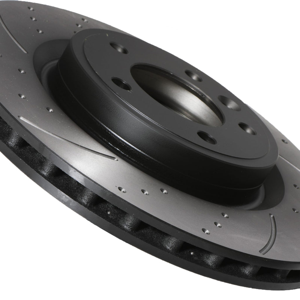 Dischi Freno Posteriori Forati e Scanalati 325mm Range Rover 4 L405 2.0 3.0 4.4 12-21 - foto 4