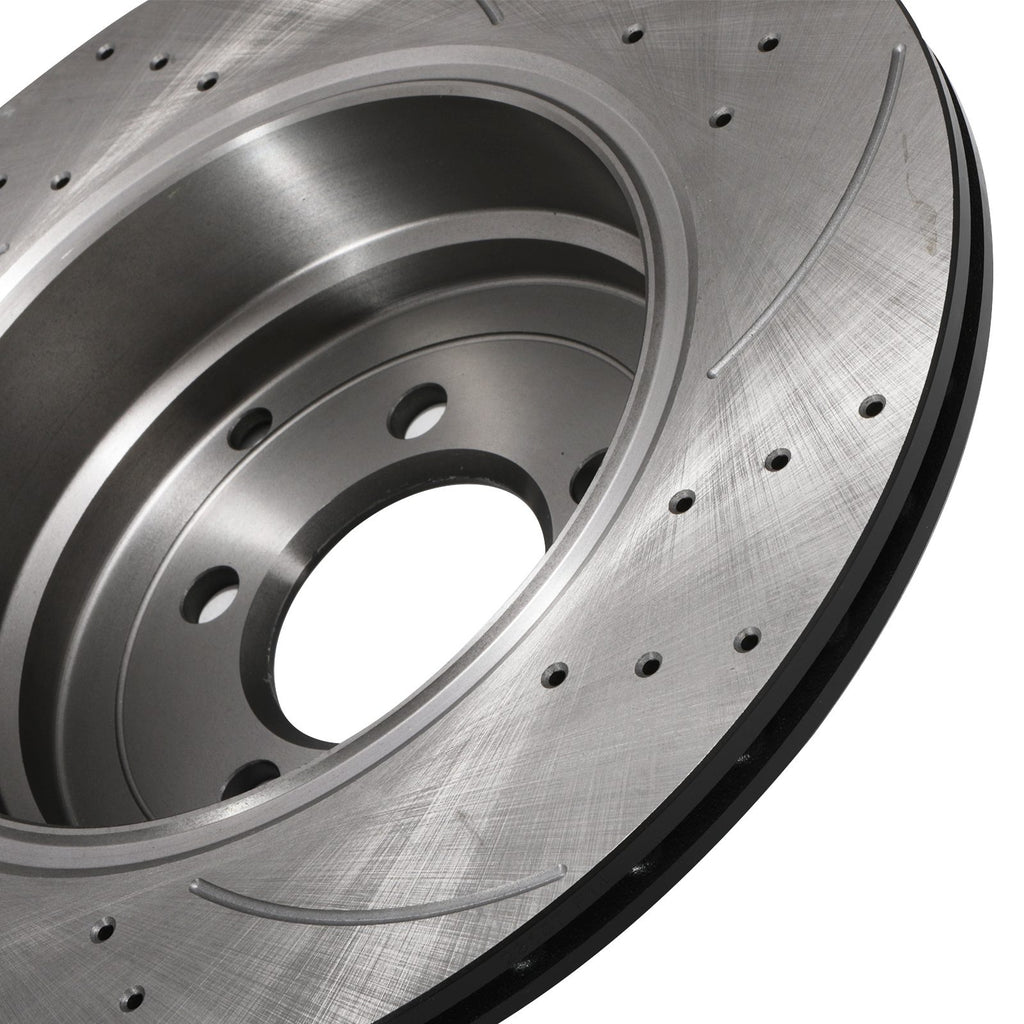 Dischi Freno Posteriori Forati e Scanalati 365mm Range Rover 4.4 TDV8 L322 4X4 10-12 - foto 7